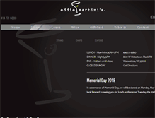 Tablet Screenshot of eddiemartinis.com